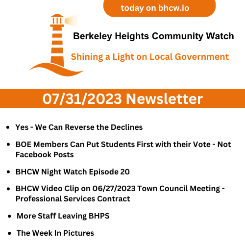BHCW 07/31/2023 Newsletter