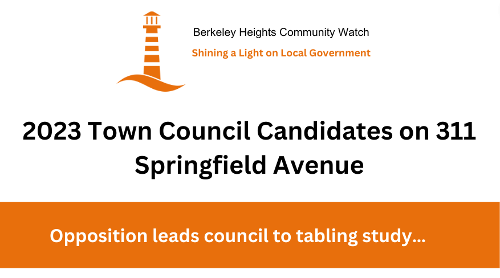 2023 Town Council Candidates on 311 Springfield Avenue