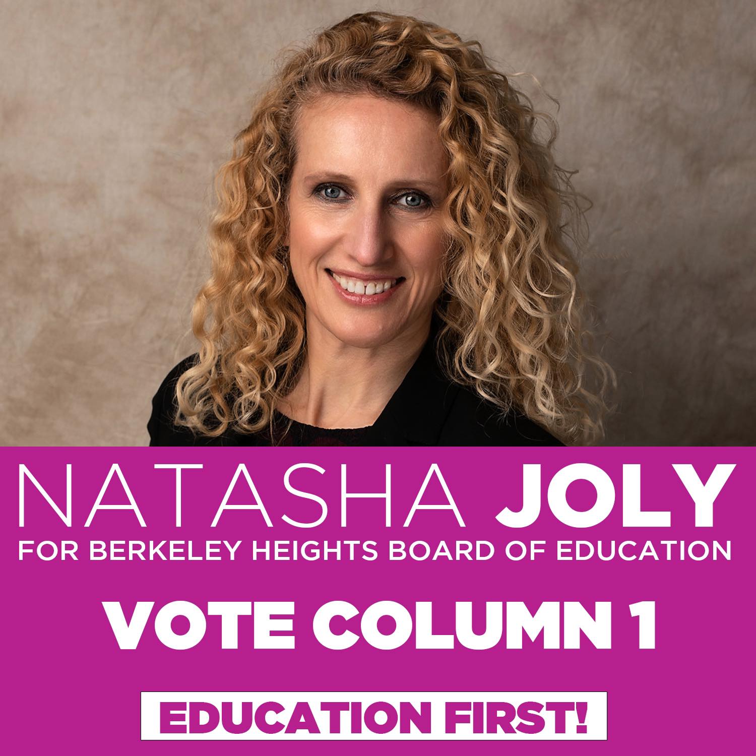 In support of Natasha Joly – The BOE candidate Berkeley Heights (still) needs