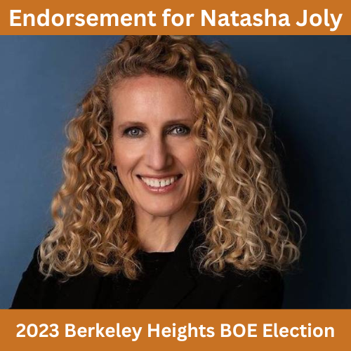 Endorsement for Natasha Joly