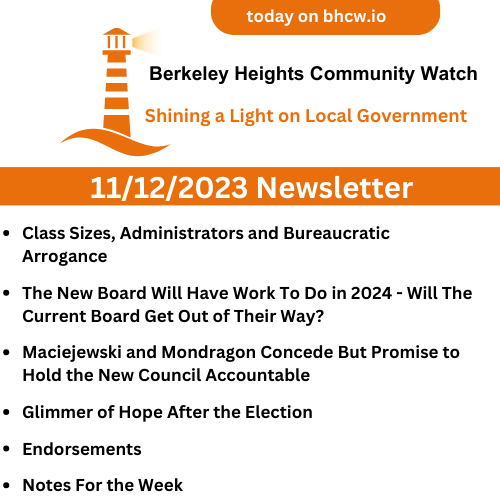 BHCW 11/12/2023 Newsletter